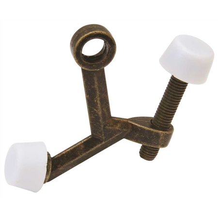 NATIONAL BRAND ALTERNATIVE Antique Brass Hinge Pin Door Stop, 10PK MP9096